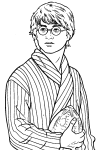 Disegno di Harry Potter gratis da colorare