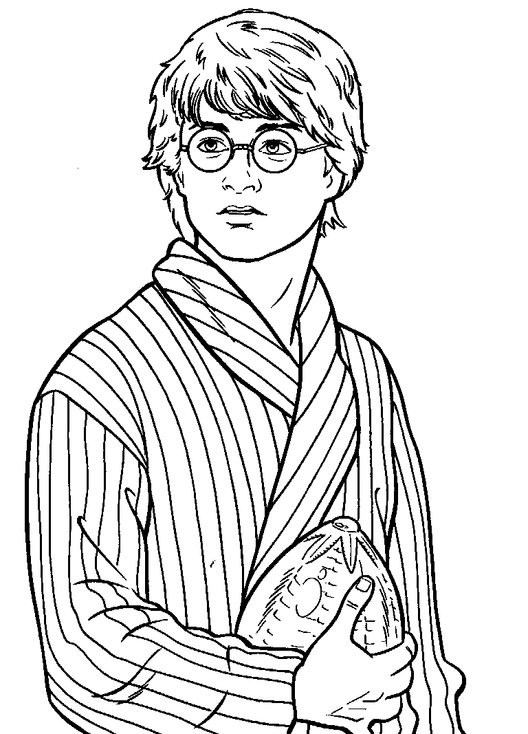 Disegno di Harry Potter gratis da colorare