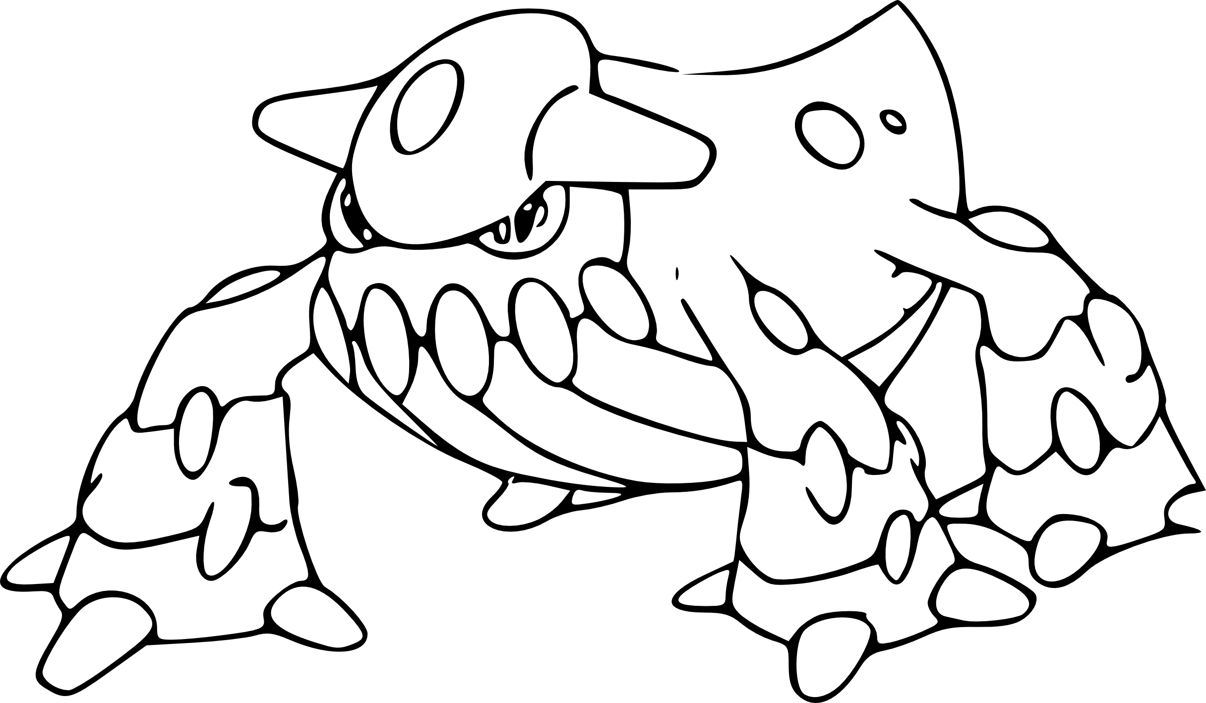 Disegno di Pokemon Heatran da colorare