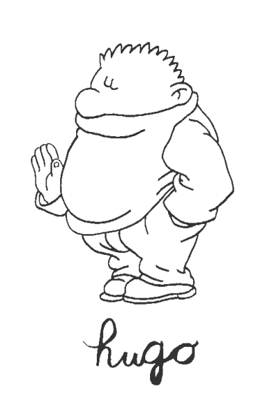 Hugo Titeuf coloring page