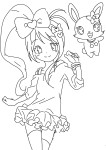 Jewelpet Kira Deco coloring page