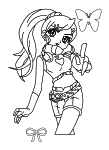 Coloriage Julie Bakugan