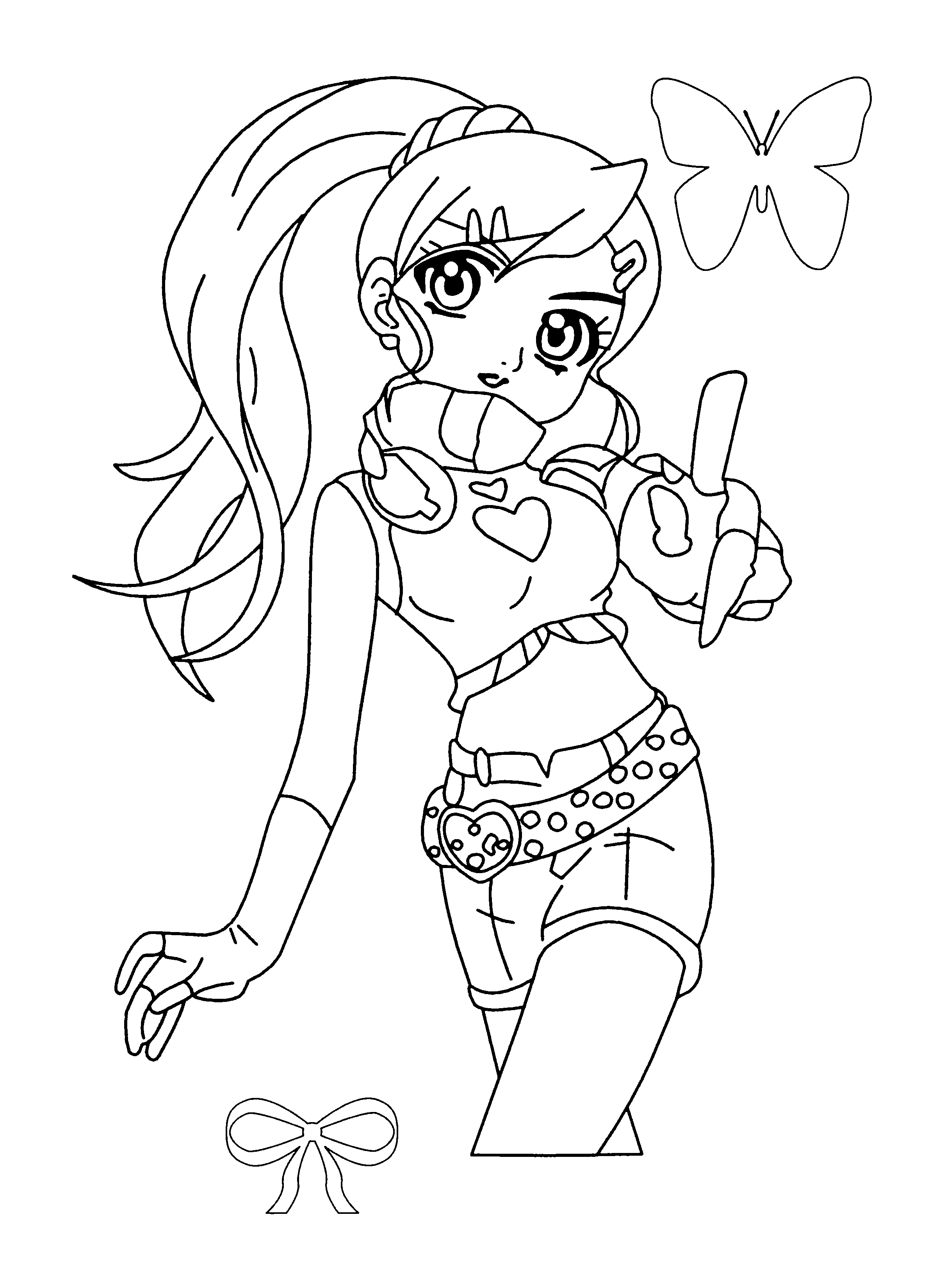 Coloriage Julie Bakugan