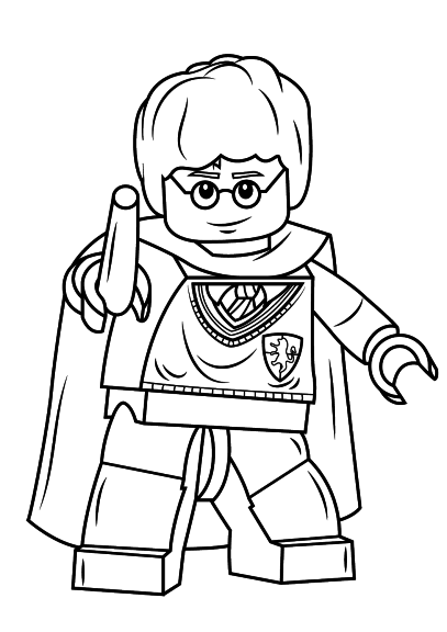 Coloriage lego Harry Potter