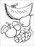 Coloriage les fruits