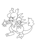 Magmar Pokemon coloring page