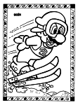 Coloriage Mario jeux olympiques