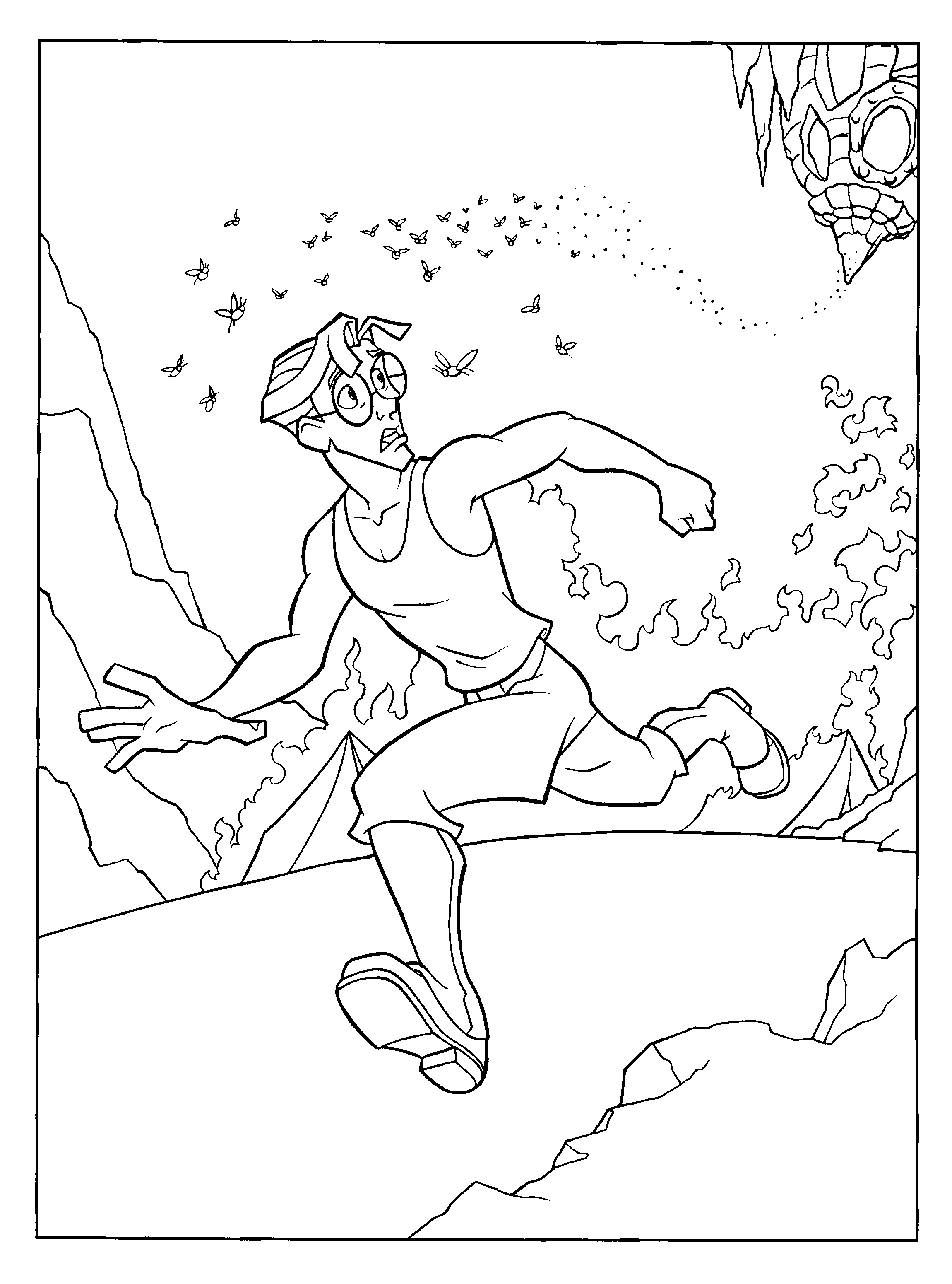 Milo James Thatch coloring page