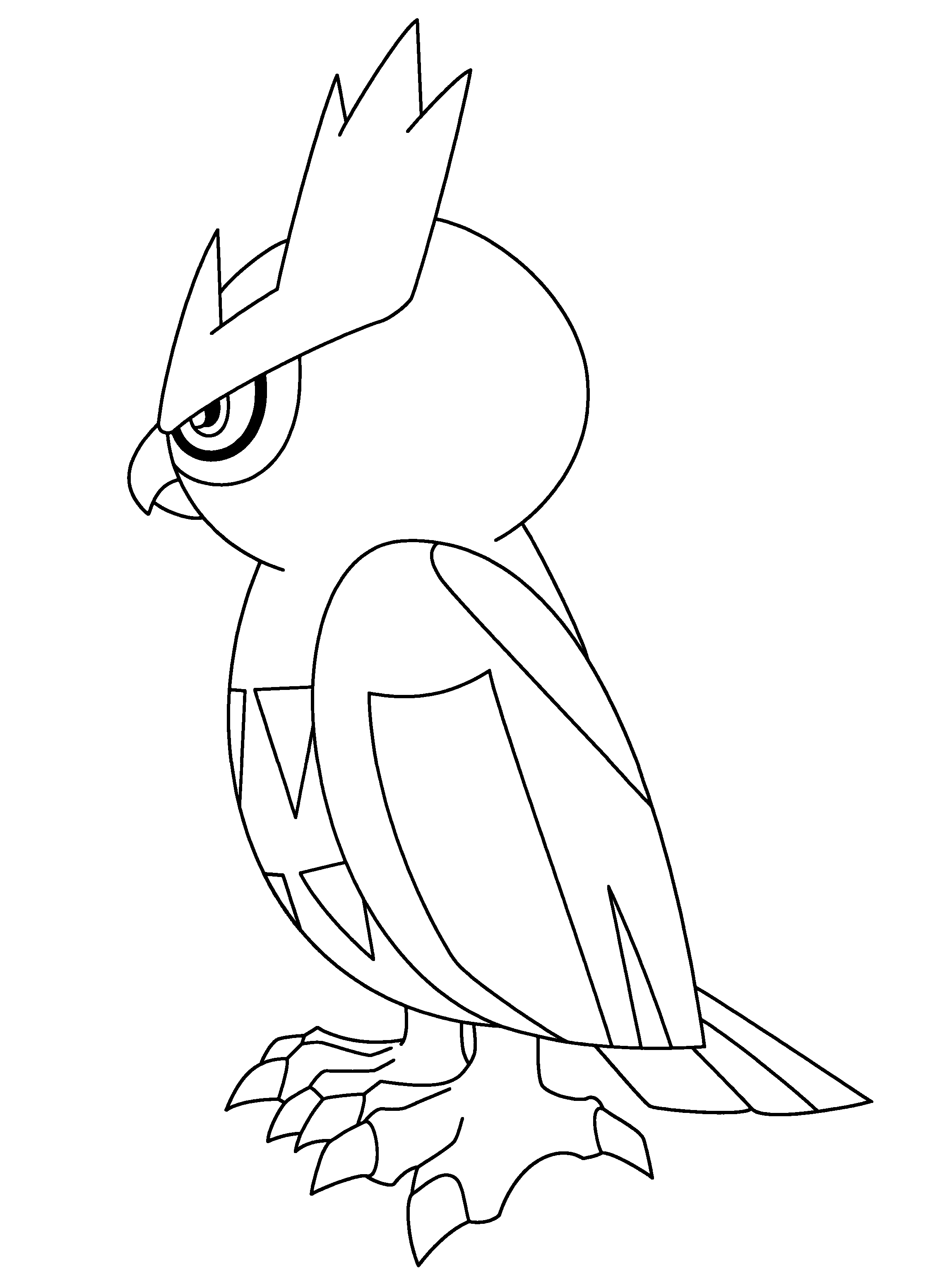 Pokemon Noctowl coloring page