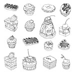 Pastry Shop coloring page