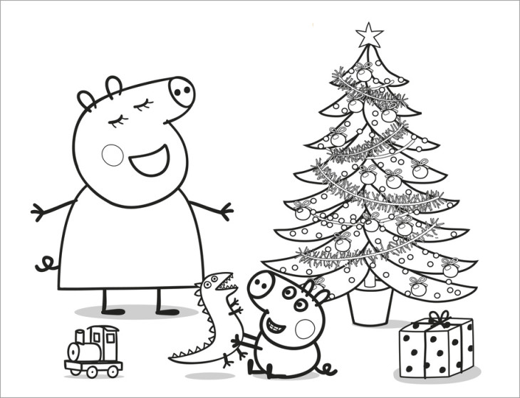 Disegno di Peppa Pig da colorare