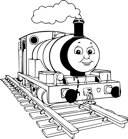 Coloriage Percy la petite locomotive