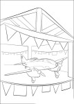 Planes Bulldog coloring page