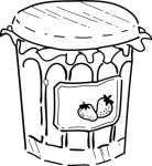 Jam Jar coloring page