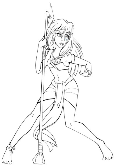 Princess Kida coloring page