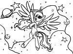 Princess Luna coloring page