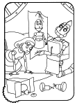 Rodney Copperbottom Robots coloring page