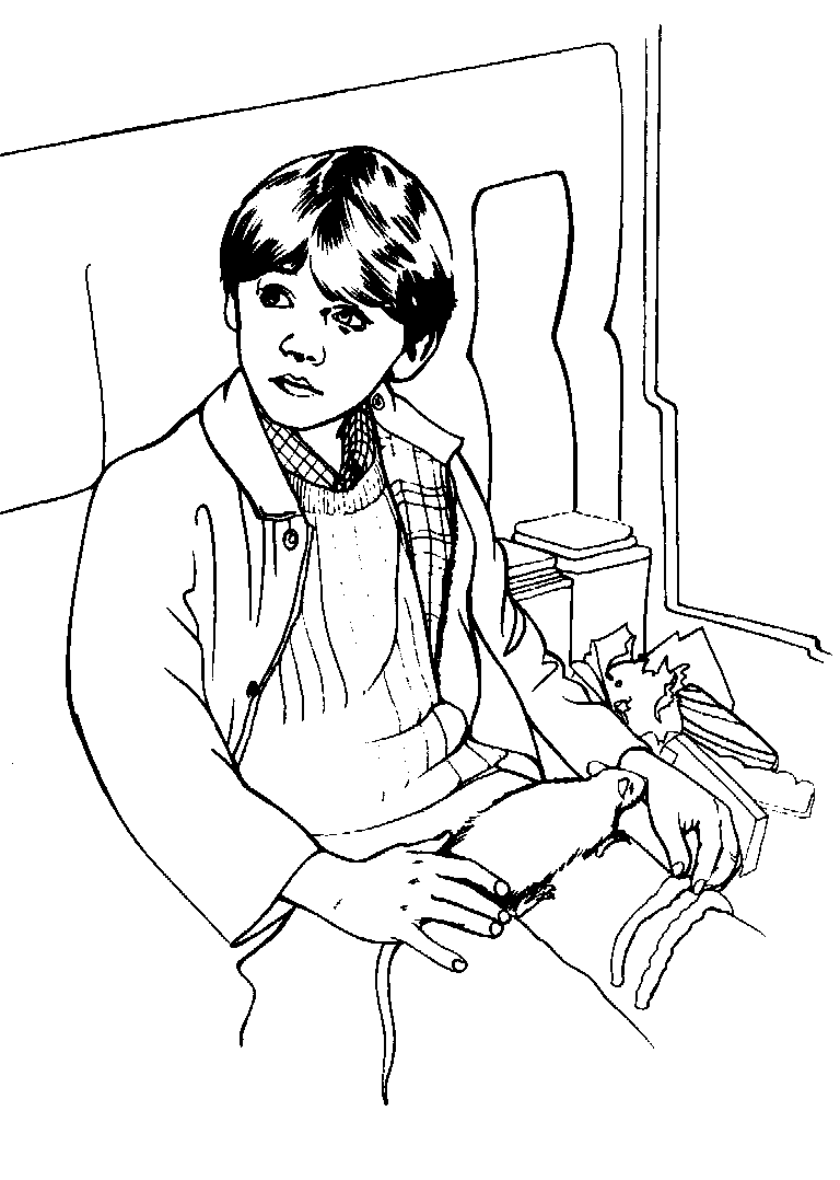 Ron Weasley coloring page
