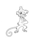 Funny Monkey coloring page