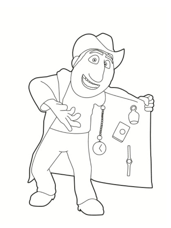 Tad The Explorer coloring page