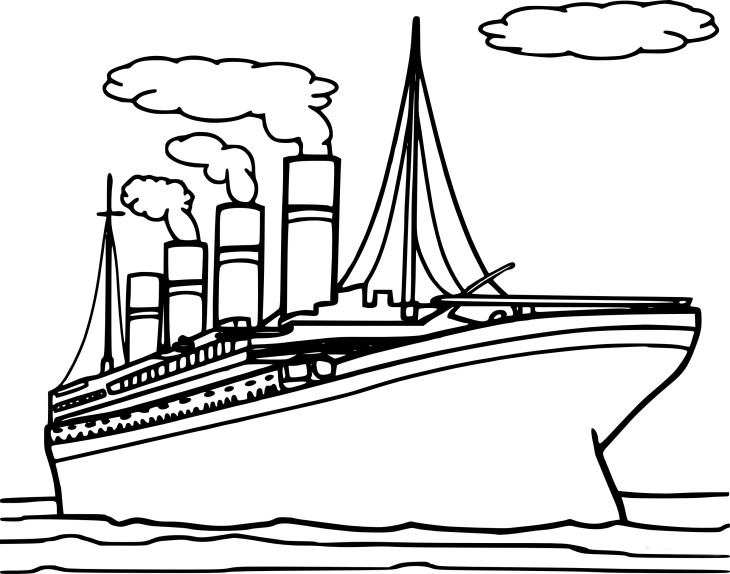 Coloriage titanic