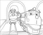 Chuggington Train coloring page