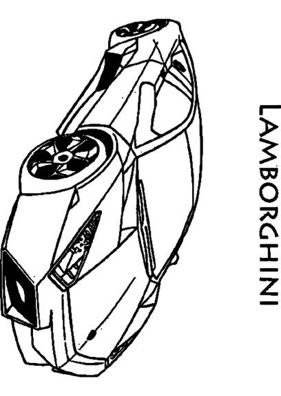 Coloriage voiture Lamborghini