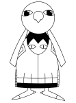 Xatu Pokemon coloring page