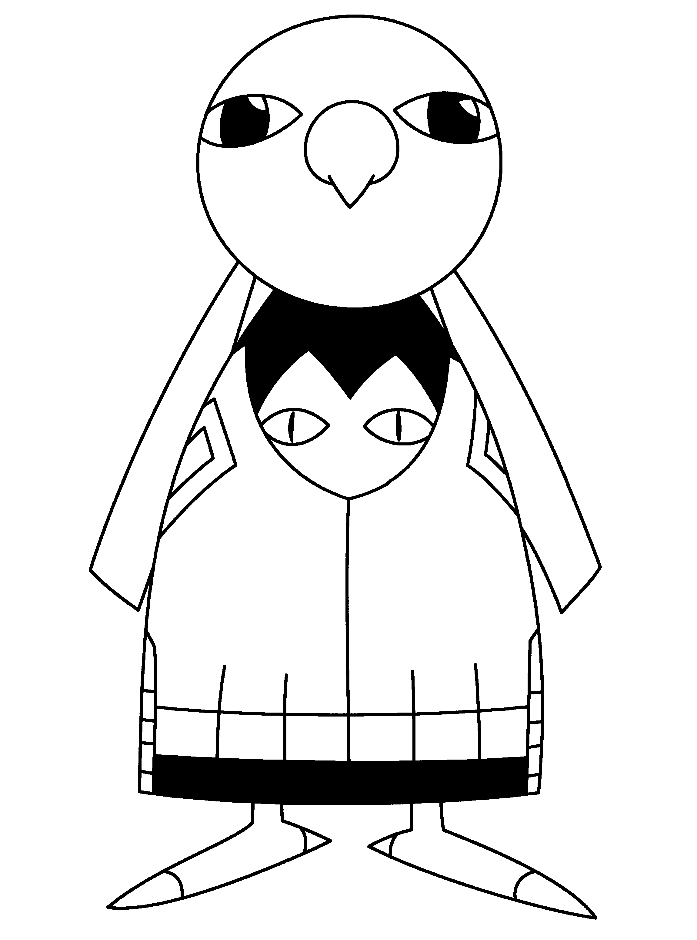 Xatu Pokemon coloring page