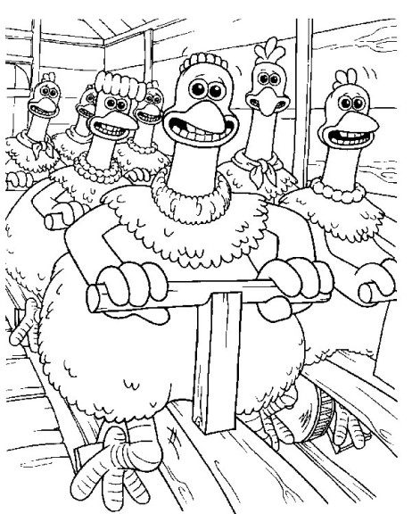 Dessin Chicken Run