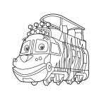 Chuggington drawing and coloring page