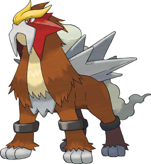 Disegno di Pokemon Entei da colorare