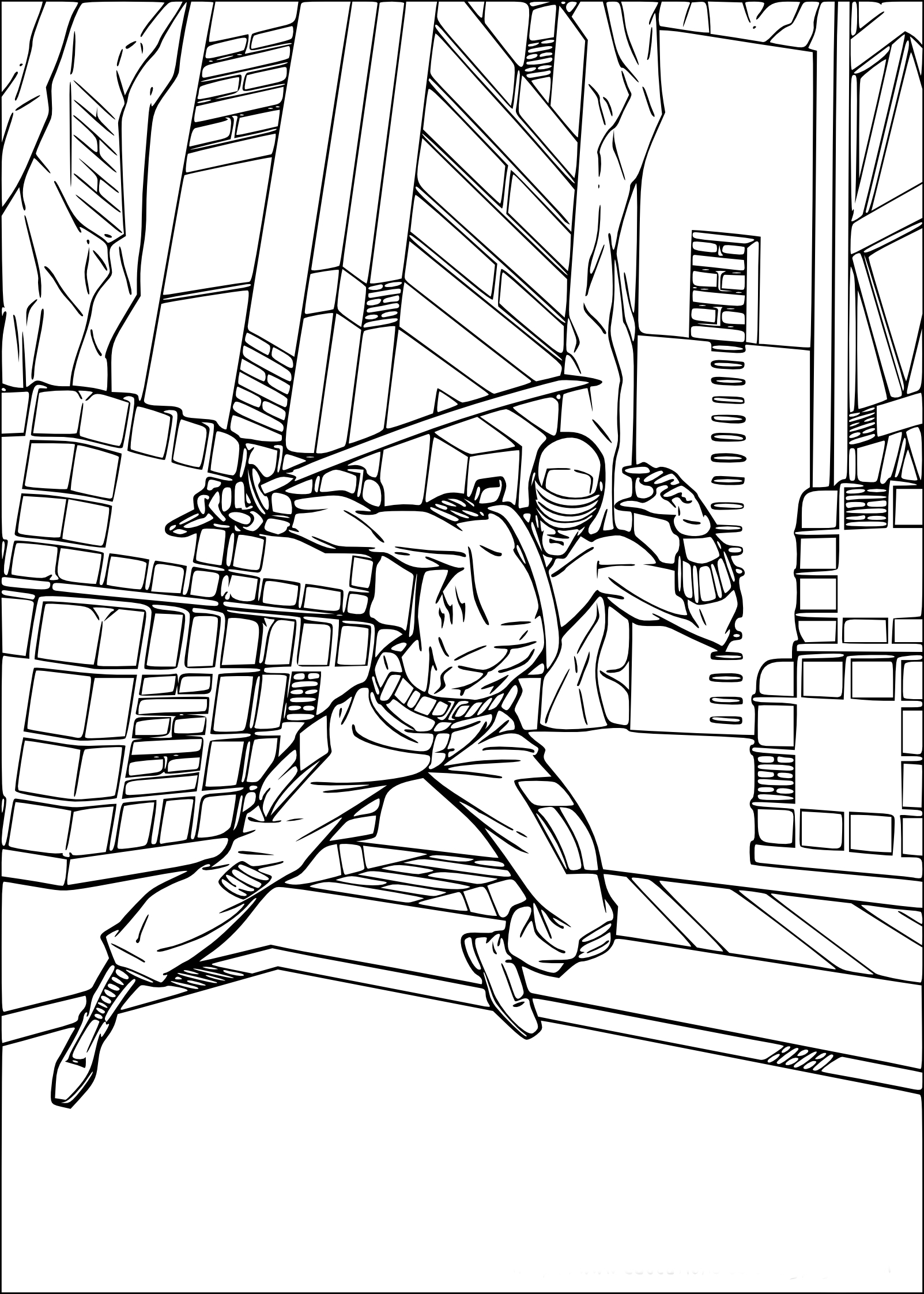 Gi Joe drawing and coloring page