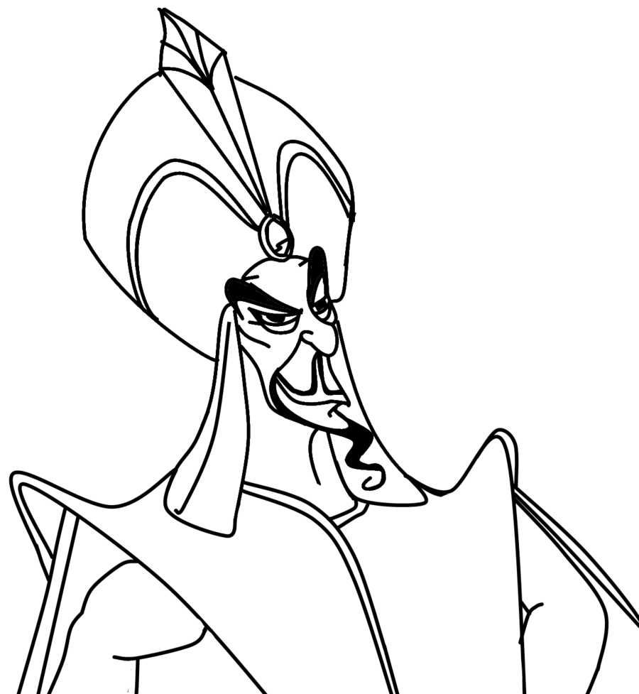 Jafar Free coloring page