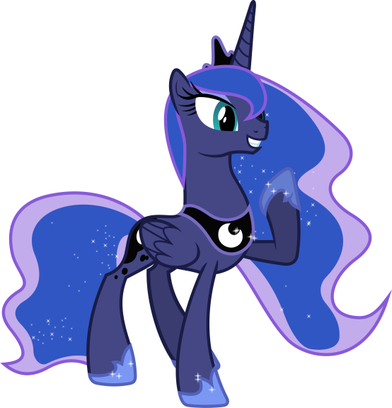 Luna From My Little Pony drawing and