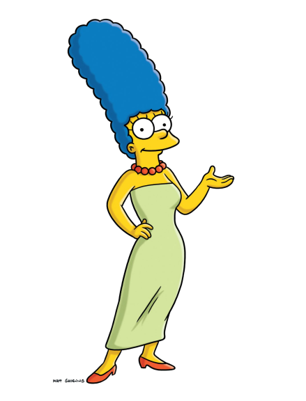 Disegno di Marge Simpson da colorare