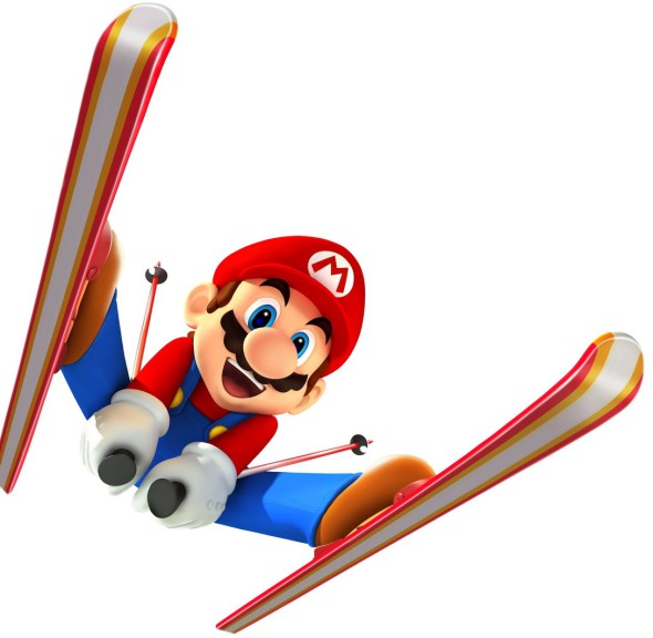 Disegno di Mario ai Giochi Olimpici da colorare