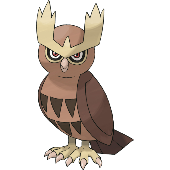 Disegno di Pokemon Noctowl da colorare