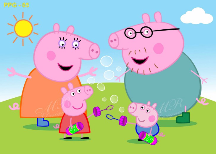 Disegno di Peppa Pig da colorare