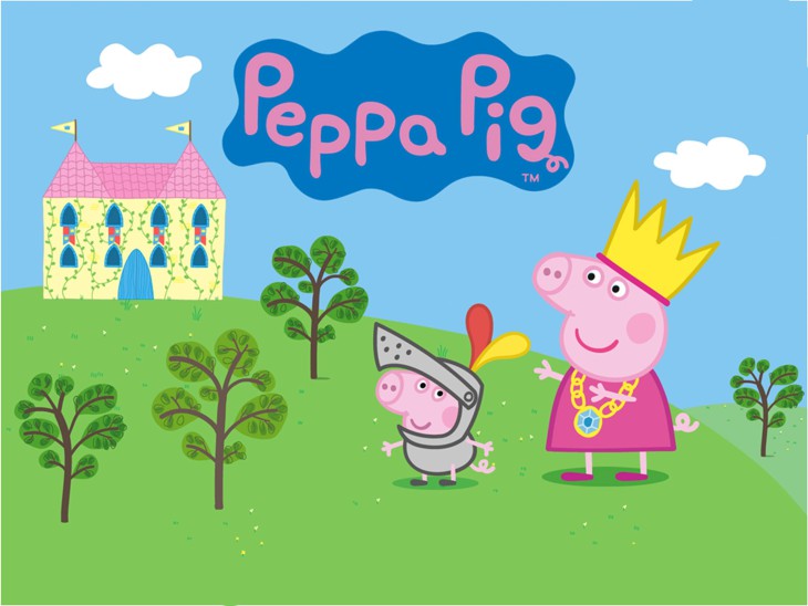 Peppa Pig drawing and