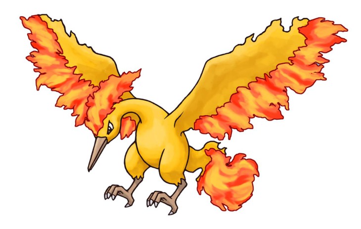 Disegno di Pokemon Moltres da colorare