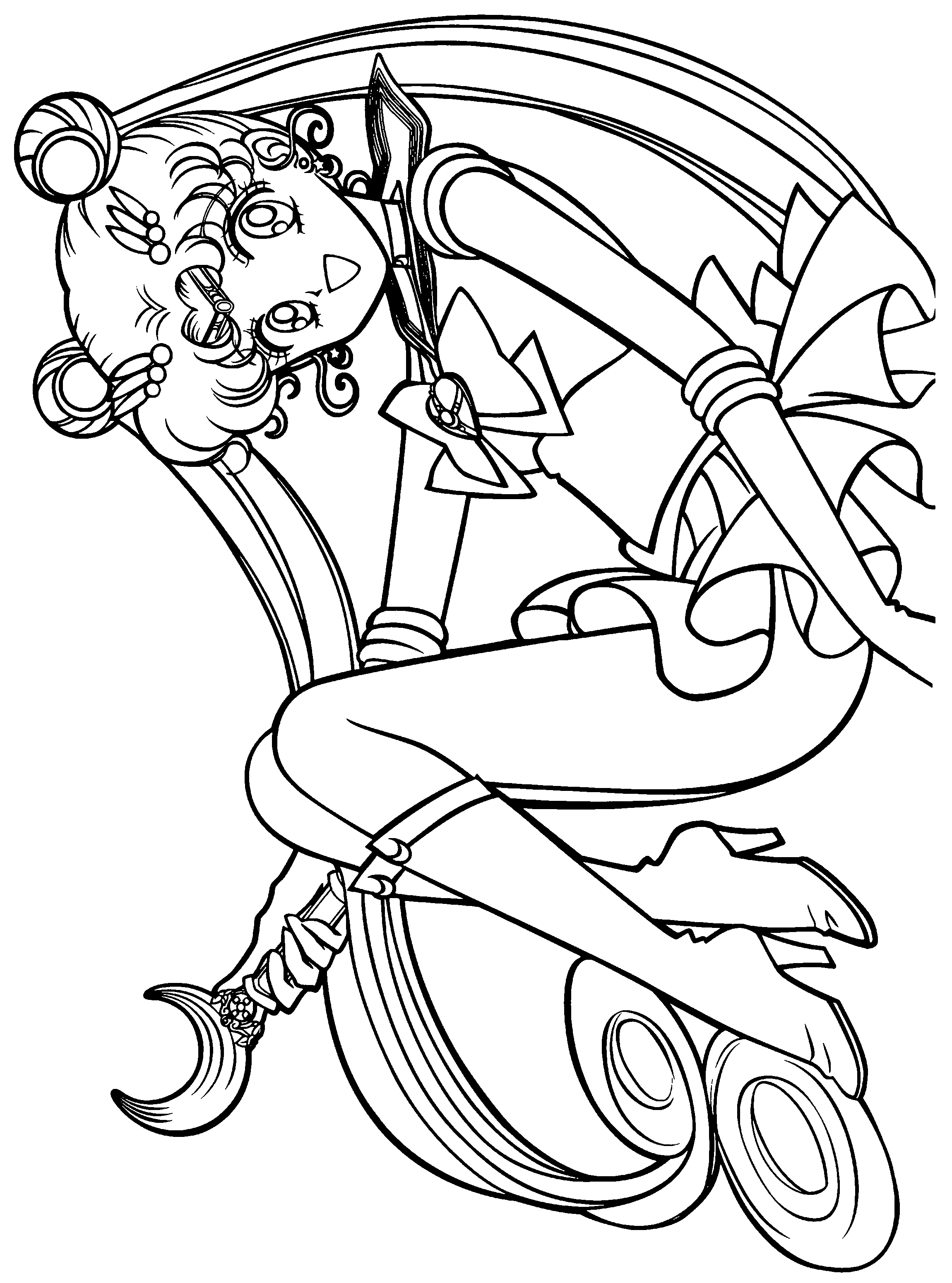 Super Sailor Moon Free coloring page