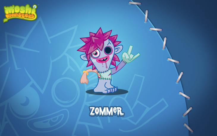 Disegno di Zommer Moshi Monsters da colorare