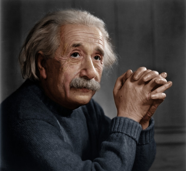 Disegno di Albert Einstein da colorare