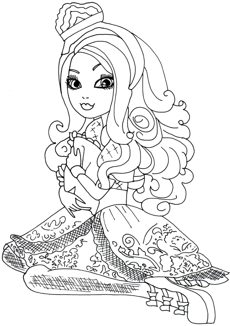 Ev coloring page