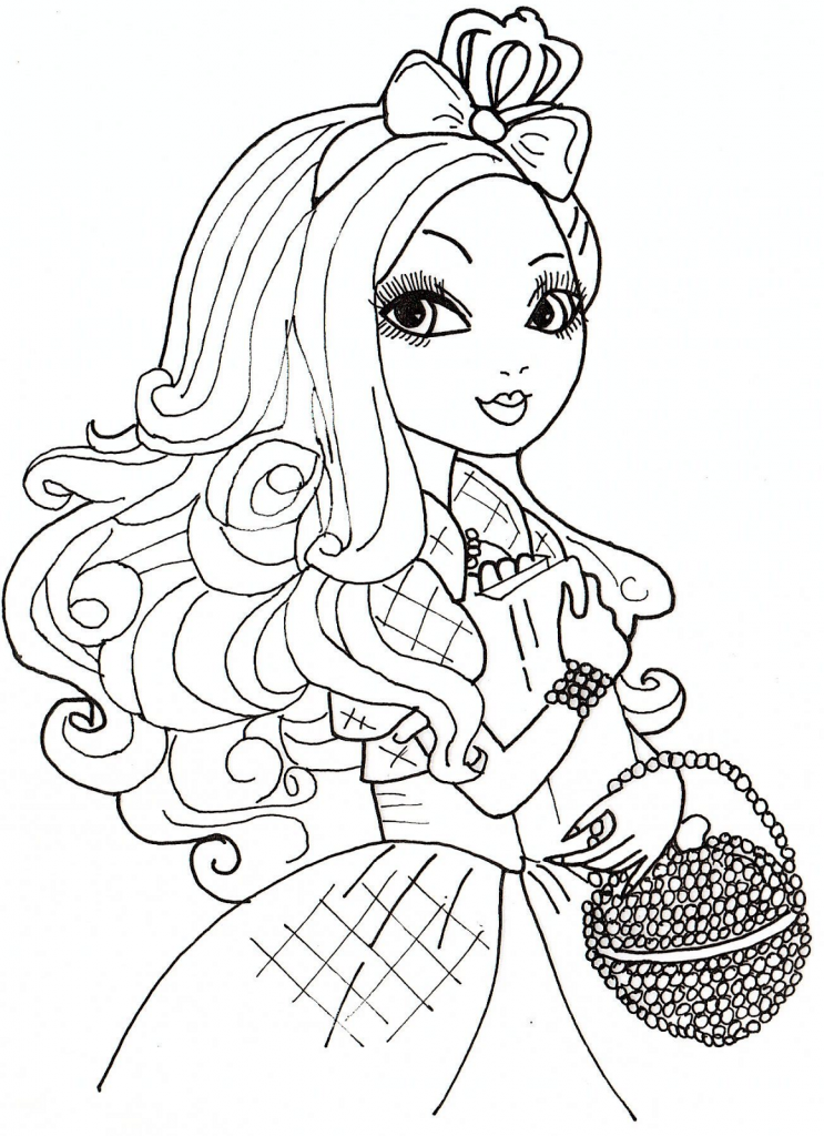 Coloriage Apple White