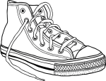 Basketball Shoe coloring page