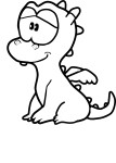 Baby Dragon coloring page