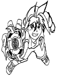 Disegno di Beyblade Tyson da colorare