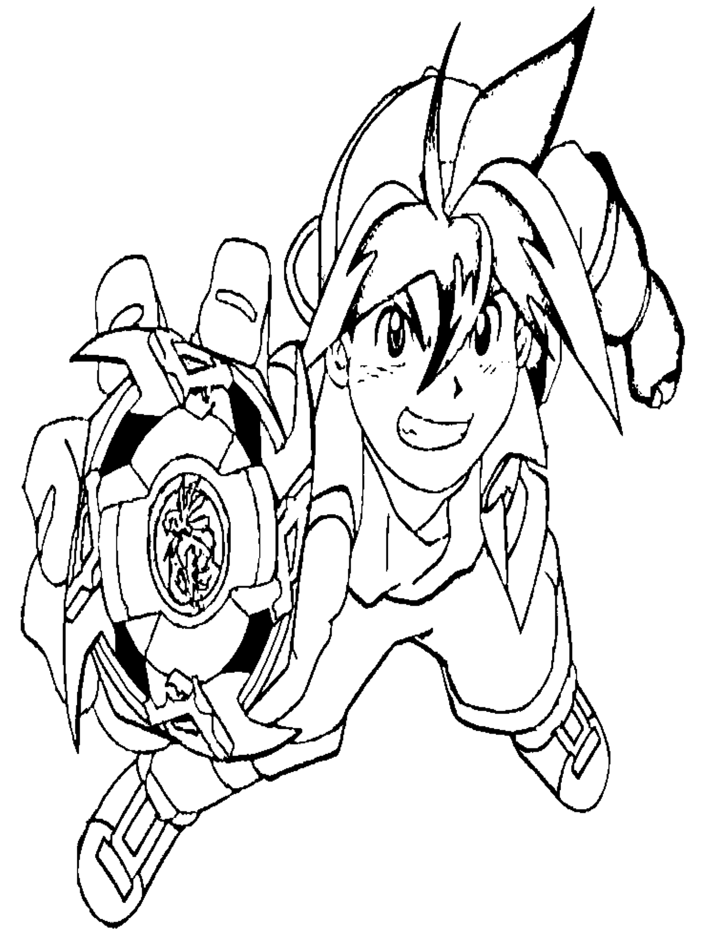 Disegno di Beyblade Tyson da colorare